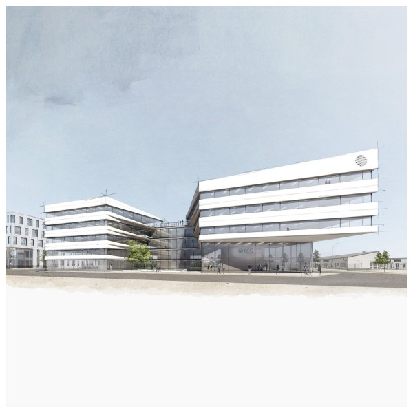 IT-FIRMENSITZ IN MANNHEIM
#sunds #architektur #wettbewerb #bürogebäude #fassade #bandfassade